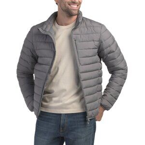 SAVE THE DUCK Mid Grey Erion Puffer Jacket
